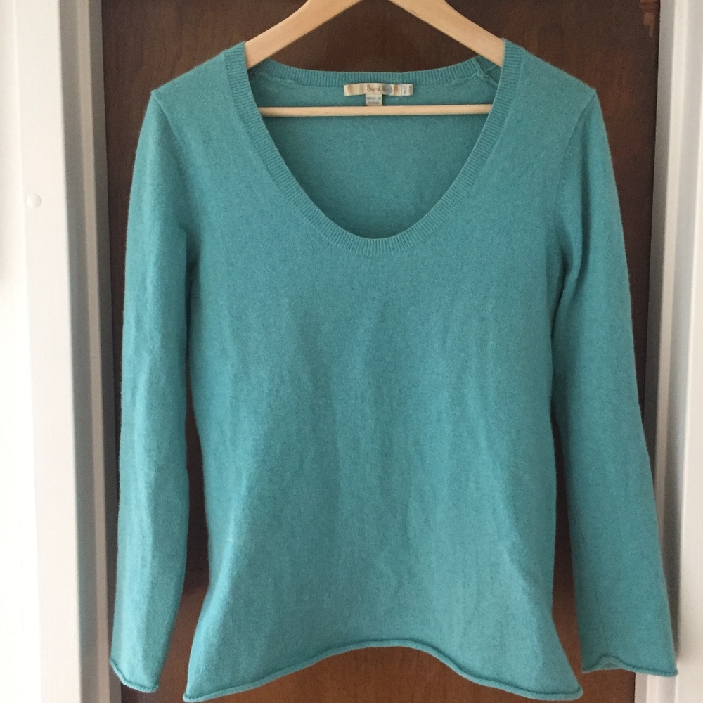 Boden 100% Cashmere Sweater, Spring Weight, Size 8